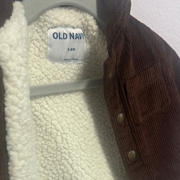 Old Navy Dark Brown Kids Fleece Lined Jacket - Picture 3 of 8